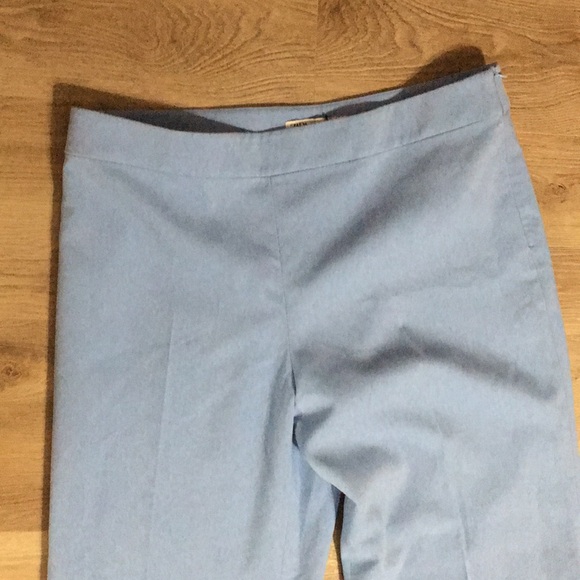 ZARA NWT HIGH WAIST BOOT VUT SKY BLUE XXL FLARE LEG TROUSERS - Picture 6 of 8